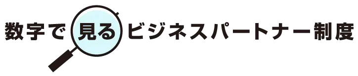 字でみるビジネスパートナー制度